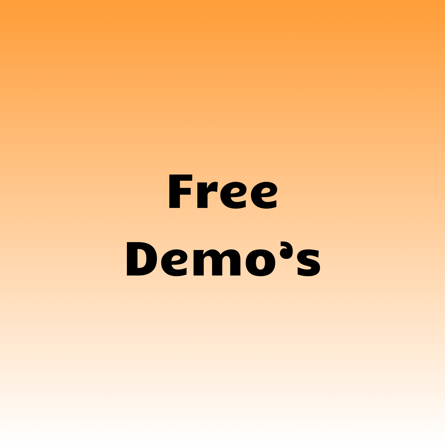 Free demo versions