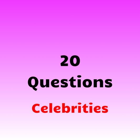 20 Questions Celebrities 2