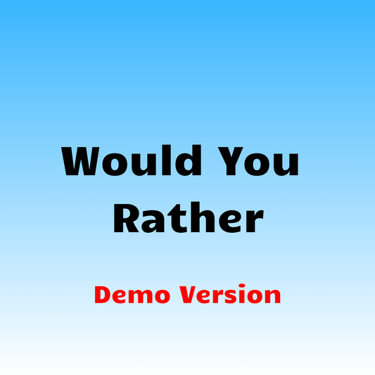 Would You Rather Free Demo