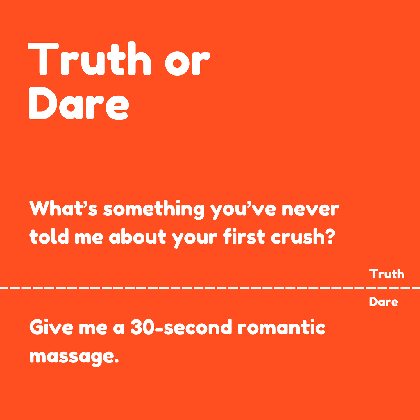 Truth or Dare Couple edition Batch 3