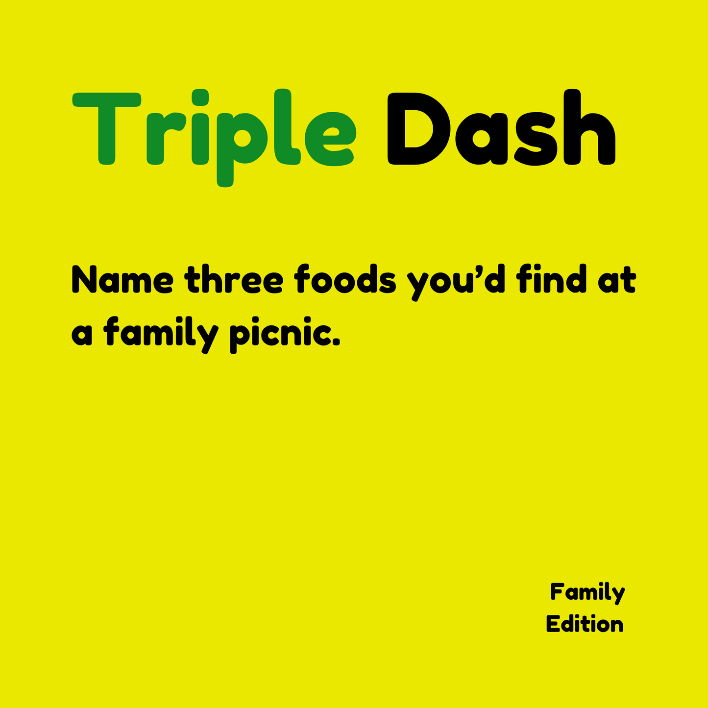 Triple Dash Family Edition Batch 4