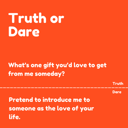 Truth or Dare Couple edition Batch 1