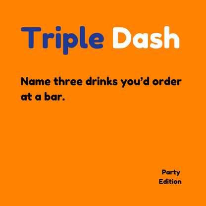 Triple Dash Party Edition Batch 1