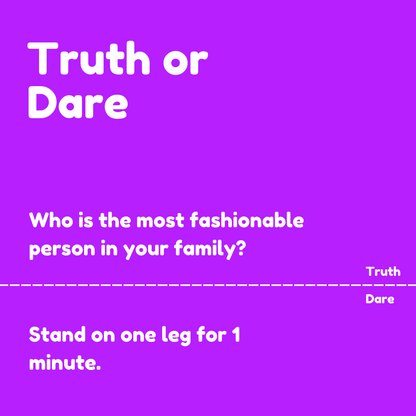 Truth or Dare Family edition Batch 2