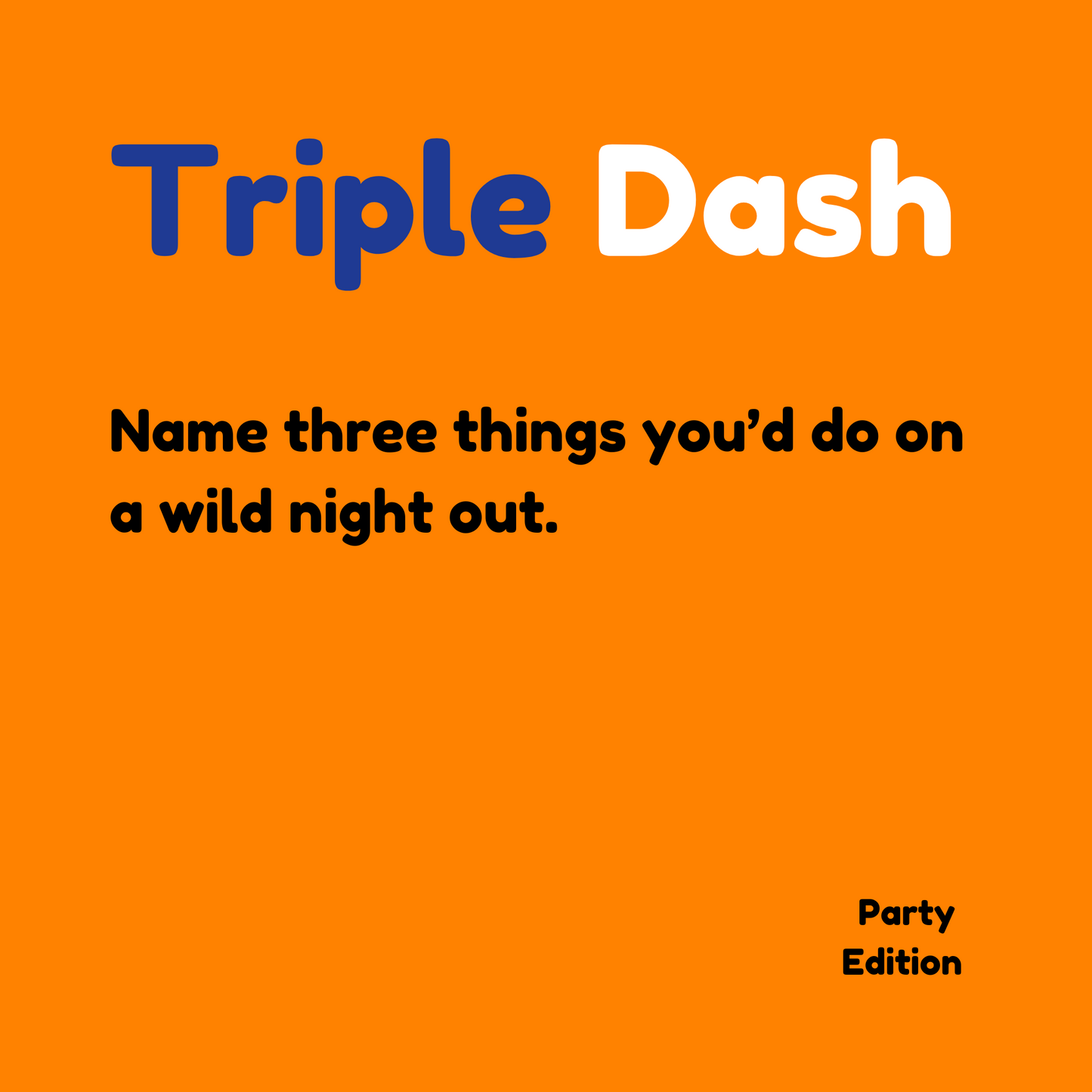 Triple Dash Party Edition Batch 4