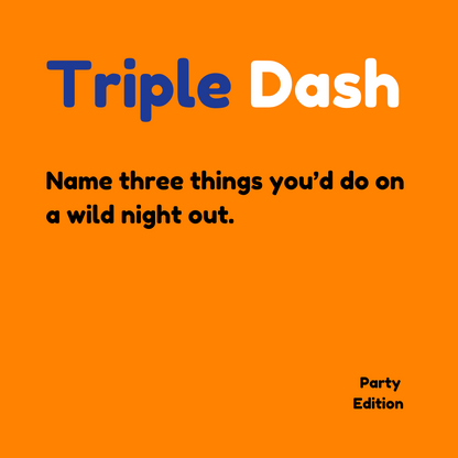 Triple Dash Party Edition Batch 1