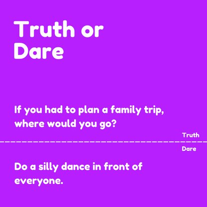 Truth or Dare Family edition Batch 3