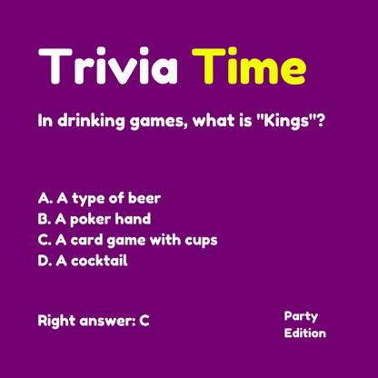 Trivia Party Edition Batch 1